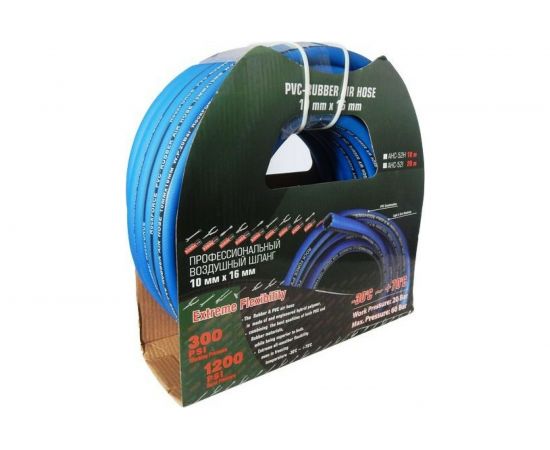 Воздушный ПВХ армированный шланг ROCKFORCE 10*16мм*20м RF-AHC-52I 