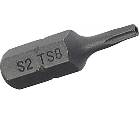 Вставка 5-гранная TORX с отверстием (TS8Hх25 мм; 1/4") JTC 1192508 