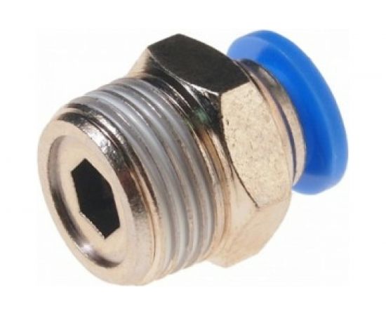 Фитинг для пластиковых трубок (8 мм; 3/8М) ROCKFORCE RF-SPC08-03 