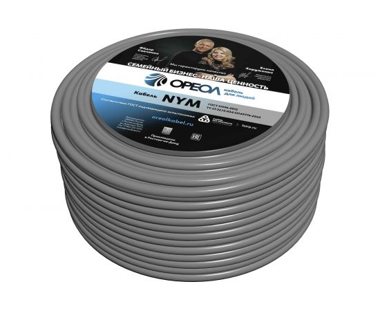 Кабель ОРЕОЛ NYM-J 4х6 мм ГОСТ 50 м 00-00001828 – изображение 2