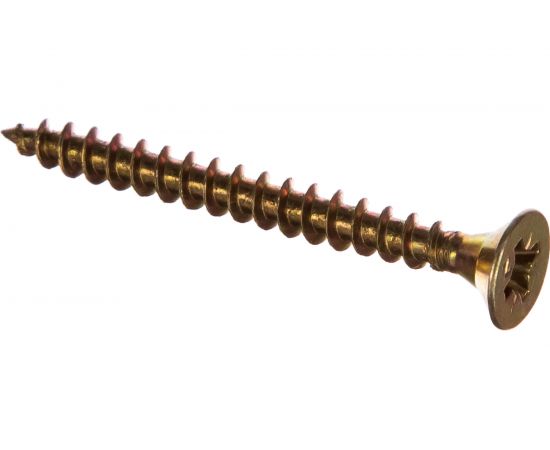 Универсальный саморез Tech-Krep 40х4,0 мм 200 шт желтый, коробка с окном 102245 – изображение 2