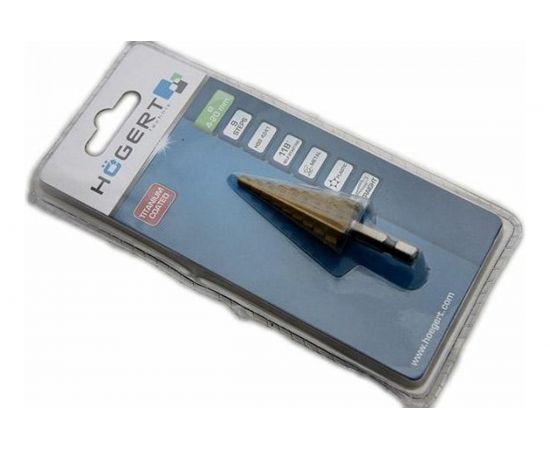 Сверло ступенчатое 4-20 мм HOEGERT TECHNIK HT6D322 – изображение 2