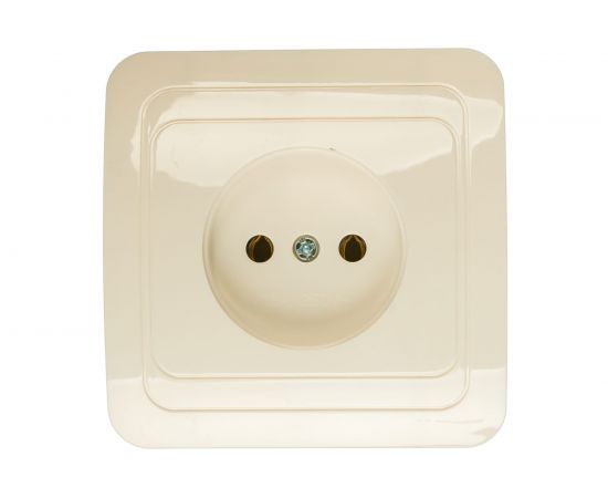 Розетка Smartbuy 1-местная без заземления 10А белая Марс SBE-02w-10-S1-N – изображение 2