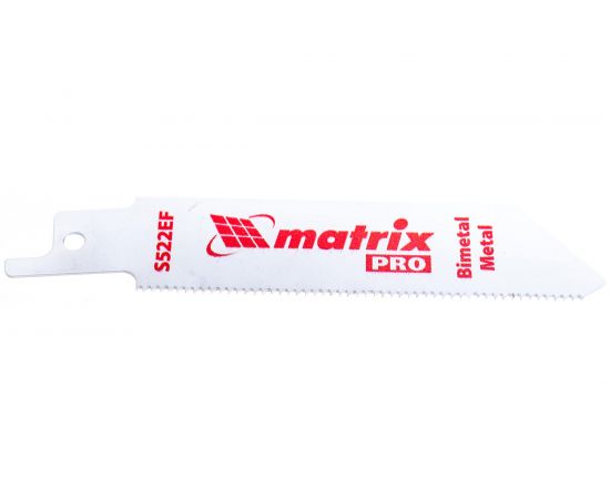 Полотно по металлу S522EF (2 шт; 100х75х19 мм; шаг 1.4 мм; BiM) для сабельной пилы MATRIX 782008 – изображение 2