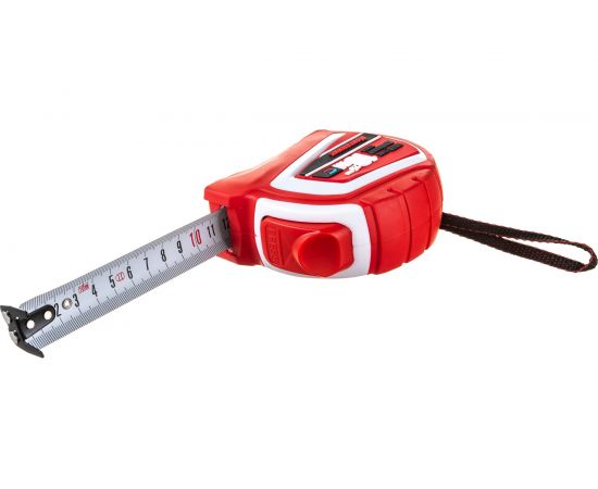 Рулетка с автостопом и магнитом Монтажник двусторонняя 10 м х 25 мм 603025 – изображение 3