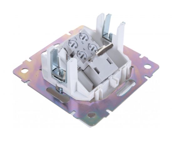 Телефонная розетка Smartbuy RJ11 белая Нептун SBE-05w-S1-PH – изображение 3