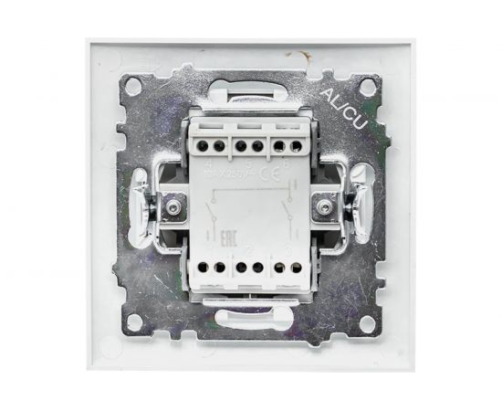 2-клавишный выключатель EKF Валенсия, 10А белый PROxima EWV10-023-10 – изображение 3