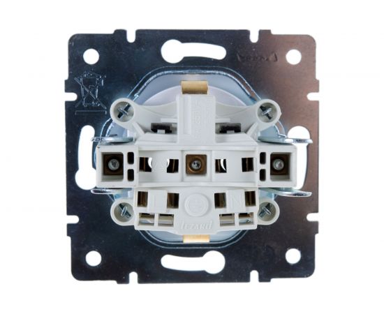 Розетка LEZARD KARINA с/ з ПБТ белая 707-0288-122В – изображение 3