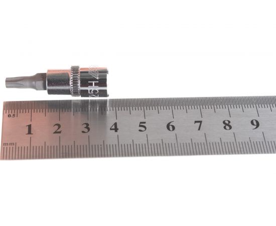 Бита-головка с отверстием 1/4” TORX T25Hх37мм JTC 23525 – изображение 4