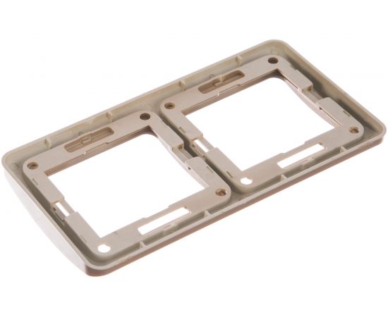 Рамка Smartbuy 2-местная горизонтальная шампань Марс SBE-02c-00-FR-2 – изображение 4