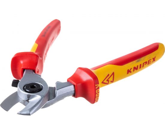 Кабелерез KNIPEX VDE, пружина, рез: кабель 15 мм, 50 мм, AWG 10, L-165 мм KN-9526165SB – изображение 4