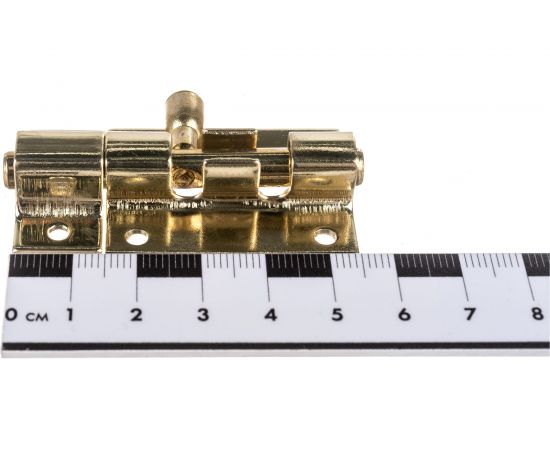 Задвижка Amig покрытие латунь с лаком 390-40 – изображение 5