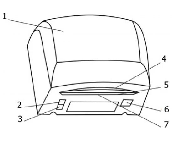 Электросушилка для рук BXG JET 5500 1749893 – изображение 5