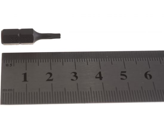 Вставка 5-гранная TORX с отверстием (TS8Hх25 мм; 1/4") JTC 1192508 – изображение 5