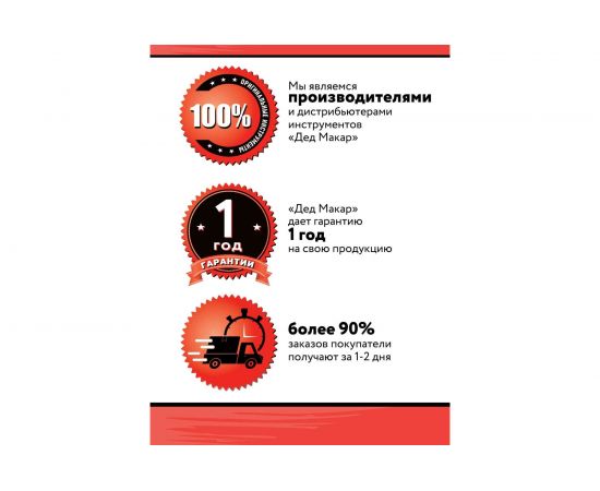 Набор инструментов Дед Макар 94 предмета МК94-05 00-00014061 – изображение 5