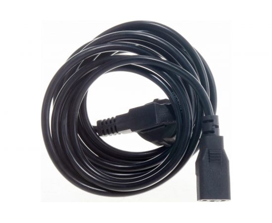 Сетевой шнур REXANT евровилка угловая - евроразъем С13, кабель 3x0,75 кв.мм, длина 3 метра 11-1132 – изображение 5