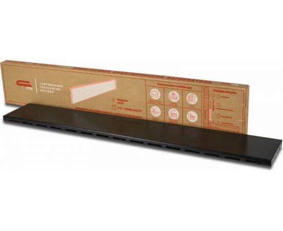 Плинтусный электрический нагреватель СТН черный Р - 1 без терморегулятора Р-1 Ч – изображение 5