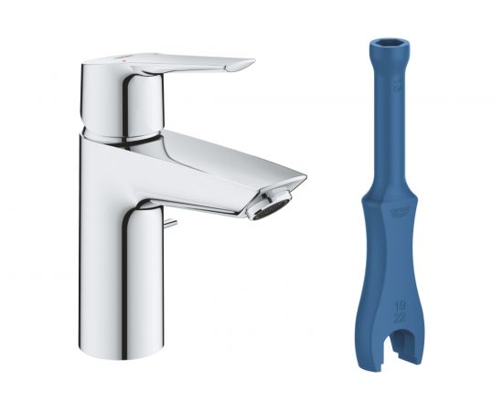 Смеситель для раковины GROHE Start с рычажным донным клапаном 31137002 – изображение 7