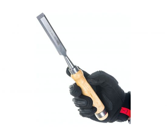 Плоская стамеска HOEGERT TECHNIK с деревянной рукояткой, 20 мм HT3B848 – изображение 8