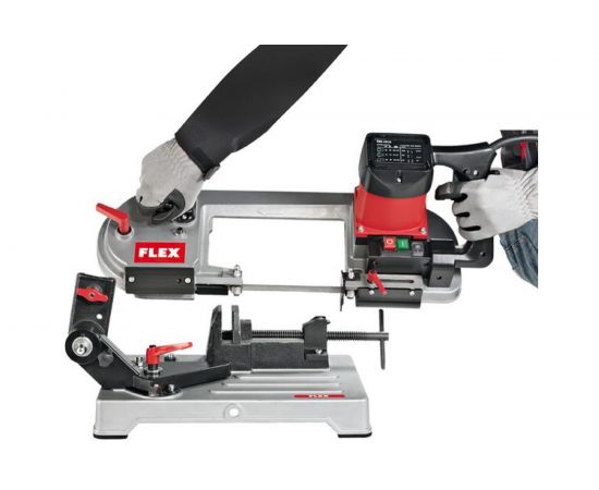 Ленточная пила по металлу FLEX SBG 4910 390518 с поворотной пильной рамой – изображение 10