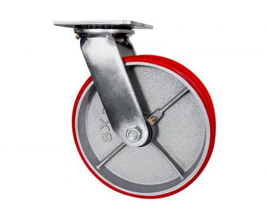 Колесо большегрузное полиуретановое поворотное Longway SCP63 