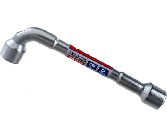 Торцовый ключ Зубр "МАСТЕР" двухсторонний L-образный, проходной, 19мм 27185-19 