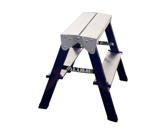 Двухсторонняя стальная стремянка Алюмет MD M8202 