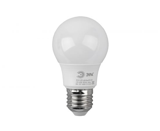 Светодиодная лампа ЭРА ECO LED A55-8W-827-E27, груша, теплый Б0032095 