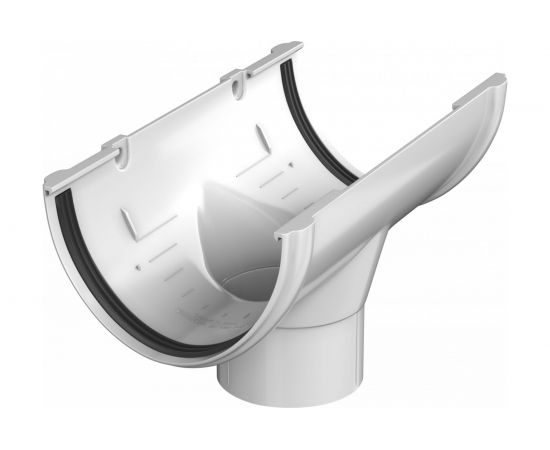 Воронка желоба Технониколь (ПВХ; белый; 1 шт) TN359445 