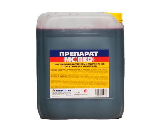 Огнебиозащитная пропитка ЗАО "Антисептик" МС (ПКО) 10 л 00-00003590 
