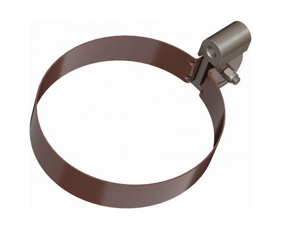 Хомут трубы Технониколь коричневый TN617474 