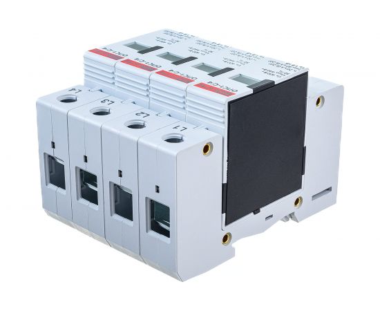 Разрядник TDM ОПС1-C 4Р 20kA 400B 40kA SQ0201-0008 – изображение 2