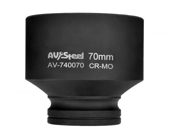 Головка ударная шестигранная (70 мм; 1DR) AV Steel AV-740070 – изображение 2