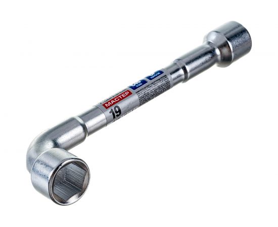 Торцовый ключ Зубр "МАСТЕР" двухсторонний L-образный, проходной, 19мм 27185-19 – изображение 2