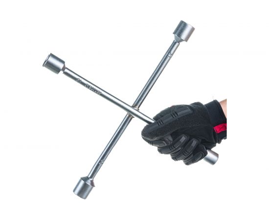 Баллонный-крест ключ 17х19х21х22 ф14мм L360мм АвтоDело 30717 11962 – изображение 2