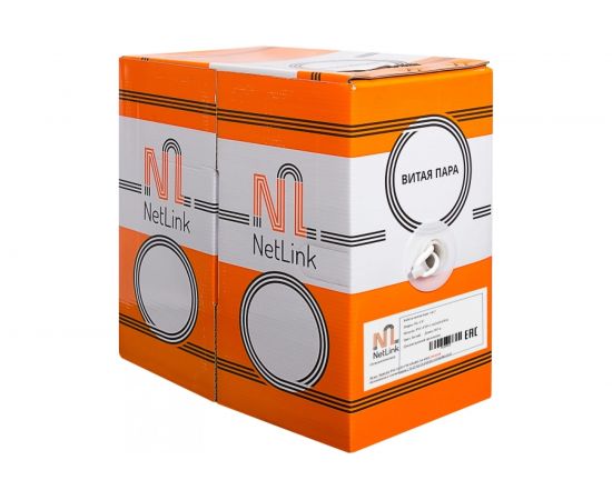 Кабель Netlink NL-CU FTP LSZH 4PR 24 AWG CAT5 305м ВНУТРЕННИЙ УТ000003403 – изображение 2