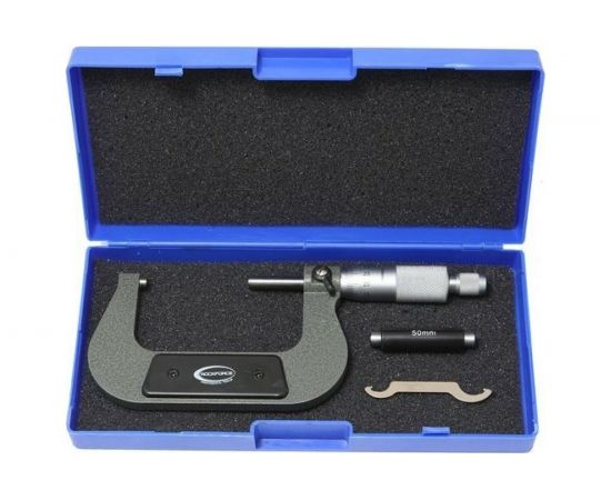 Микрометр 75-100мм, 0.01мм, в футляре ROCKFORCE RF-5096P9100 – изображение 2