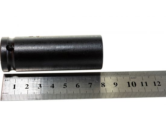 Головка торцевая 6-гранная ударная 19 мм, 1/2", удлиненная L=80 мм ROCKFORCE RF-4458519 – изображение 2