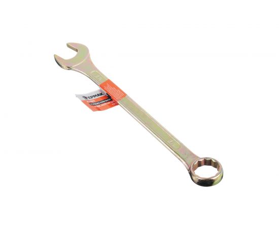 Рожково-накидной ключ ЕРМАК 24мм, желтый цинк 736-066 – изображение 3