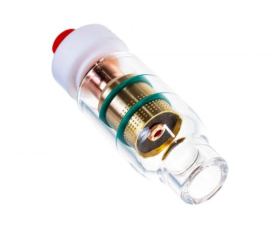 Комплект газовая линза с уплотнителем и прозрачной насадкой 2.4 мм Профессионал 04191 – изображение 3