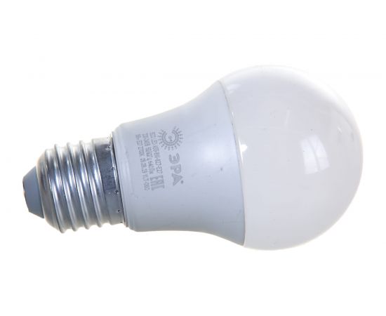Светодиодная лампа ЭРА ECO LED A55-8W-827-E27, груша, теплый Б0032095 – изображение 3