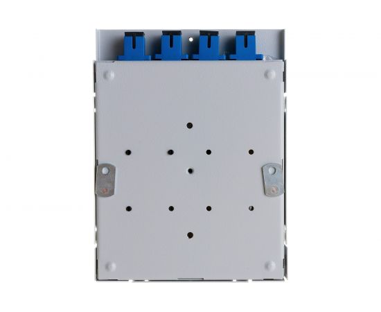 Оптический кросс TopLAN настенный, одномодовый укомплектованный КРНМ-Top-04SC/U-OS2-GY – изображение 3