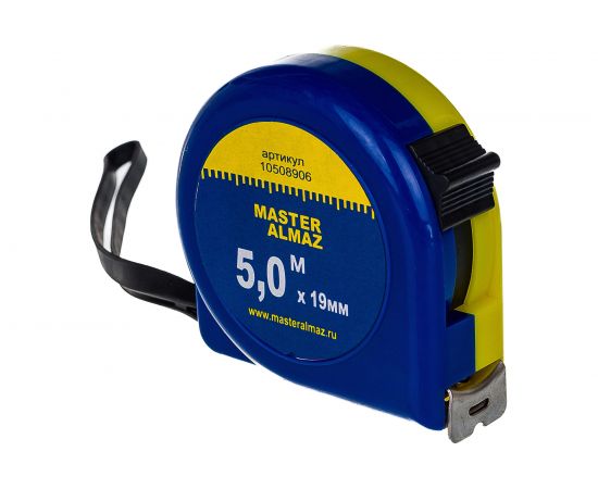 Рулетка МастерАлмаз 5mx19mm, эконом 10508906 – изображение 4