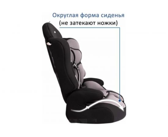 Удерживающее устройство для детей SIGER Драйв серый, гр. I/II/III, 9-36 кг, 1-12 лет KRES0234 – изображение 4