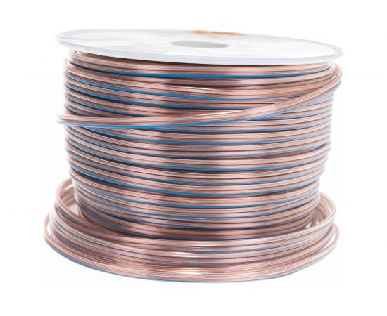 Акустический кабель 2х1.00 кв.мм, прозрачный, 100м PROCONNECT BLUELINE 01-6205-6 – изображение 4