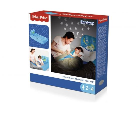 Надувная кровать детская Dream Glimmers Bestway 132х76x46 см, с подсветкой 93546 BW – изображение 4