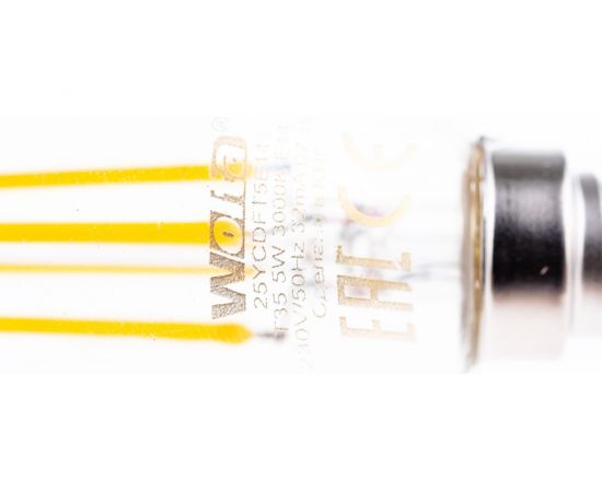 Лампа Wolta СВЕЧА LED FILAMENT, 3000К, 25YCDFT5E14 – изображение 4