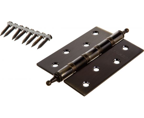 Универсальная петля Fuaro 4BB/A/BL 100x75x2,5 AB бронза БЛИСТЕР 30965 – изображение 4