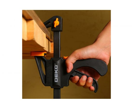 Быстрозажимная струбцина DEKO CL03 300 мм 065-0556 – изображение 5