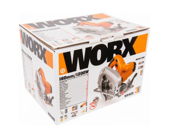 Дисковая электрическая пила WORX WX425 – изображение 7